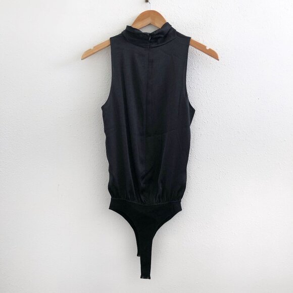 VINCE Sleeveless Draped Turtleneck Bodysuit Size XS - Picture 2 of 13